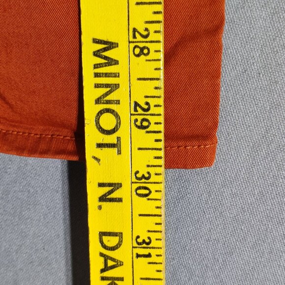 rag & bone jean jeggings women's size 26 rusty orange stretchy - Picture 12 of 14